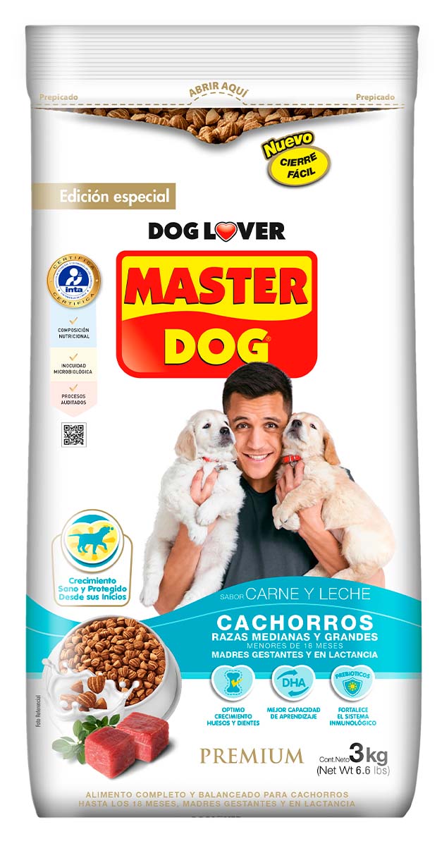 Master Dog cachorros razas medianas y grandes