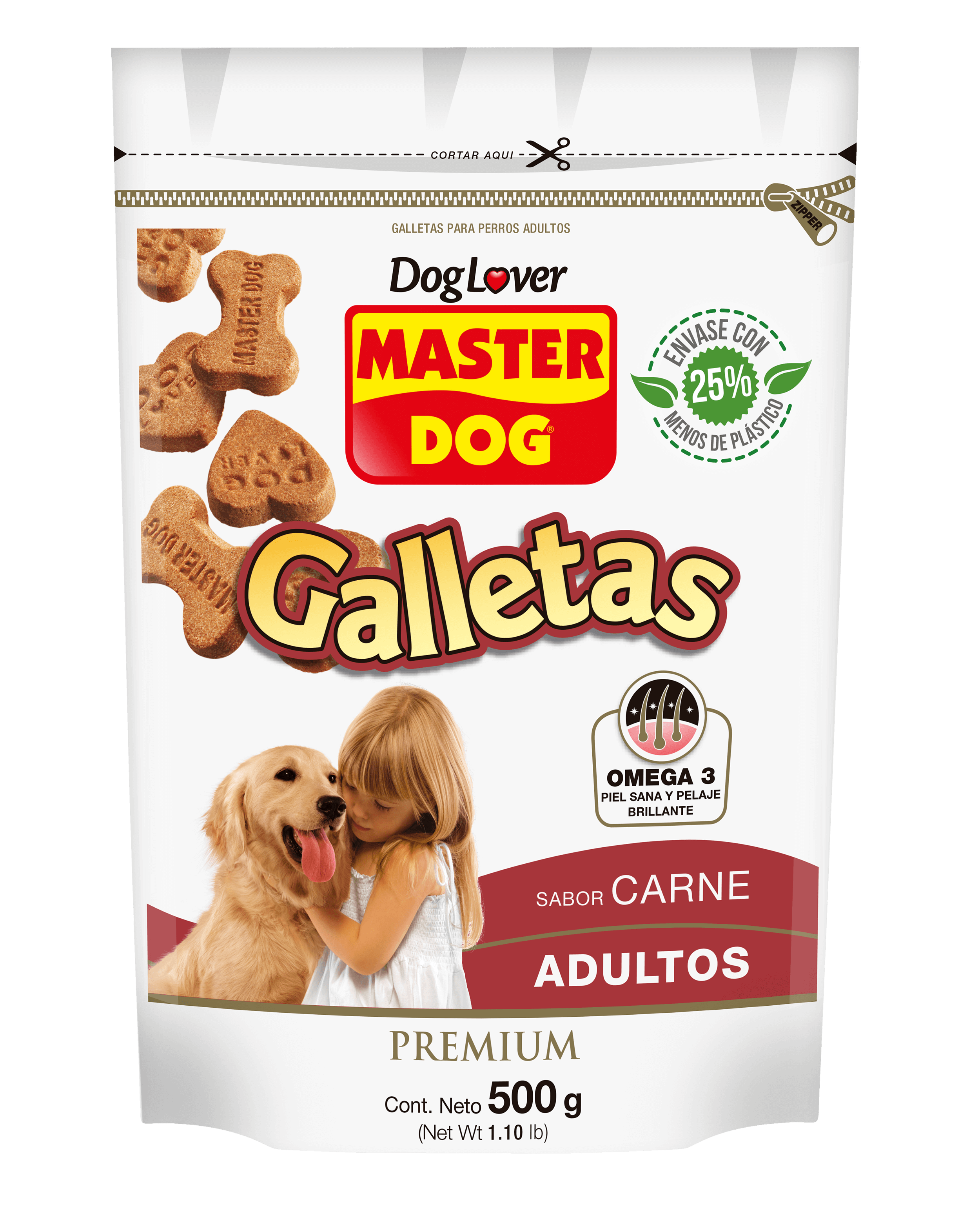 Master Dog adulto sabor carne Masterdog